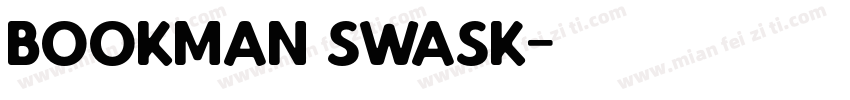 BOOKMAN SWASK字体转换